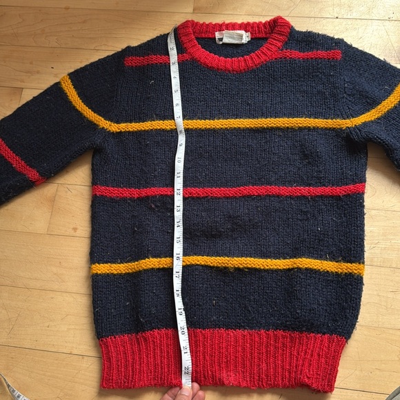 Vintage solide striped sweather - Picture 8 of 9